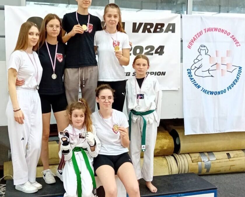 Taekwon-do klub „Velika“ – tri zlata i četiri srebra u borbama