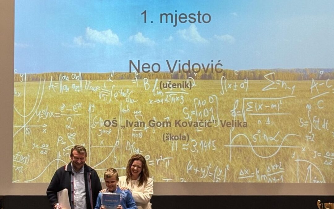 Neo Vidović i Luka Fridrih-Šimić izvrsni na Festivalu matematike “Vallis aurea mathematicorum”